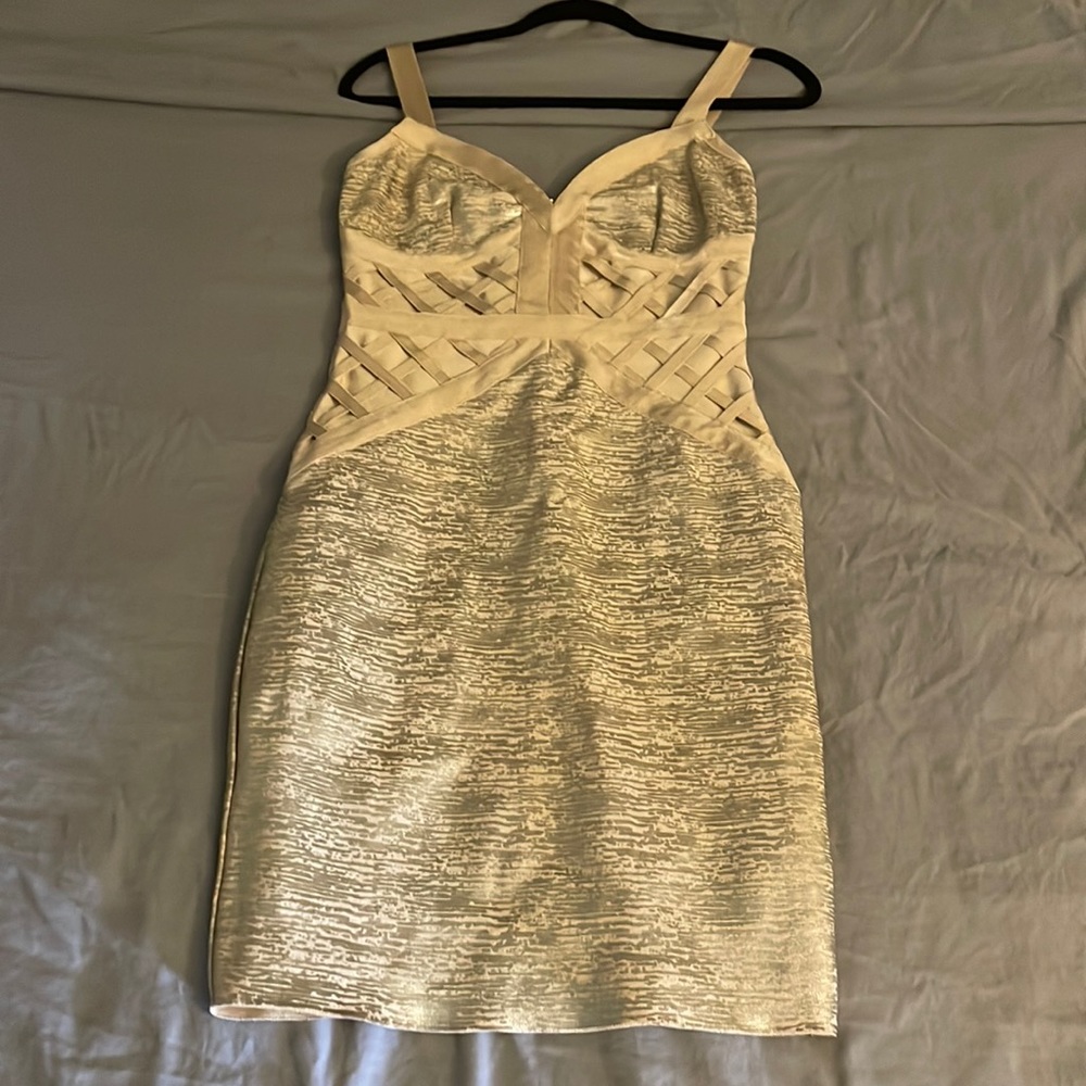 Gold fashion nova small dress